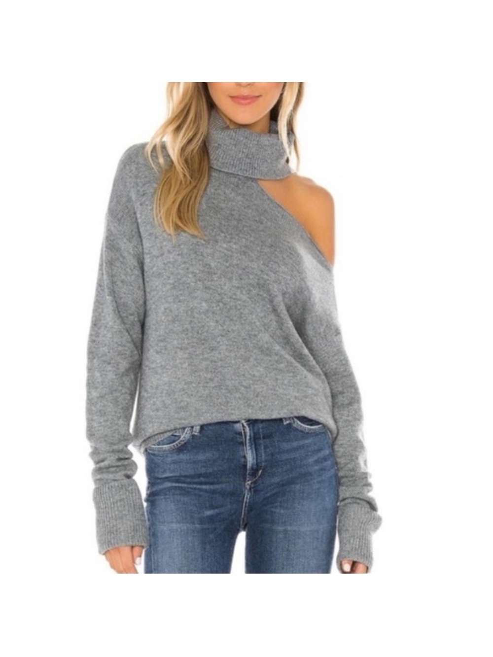 Paige Raundi Cold Shoulder Sweater